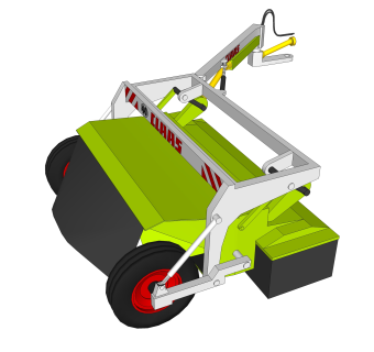 现代农业机械设备sketchup模型，农用机械草图大师模型下载