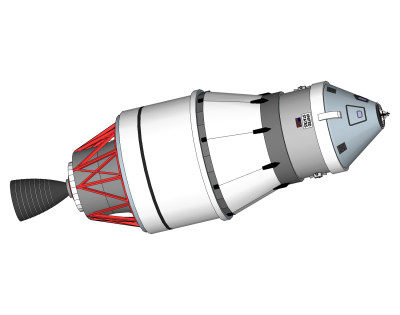 现代人造天体su模型下载，卫星草图大师模型