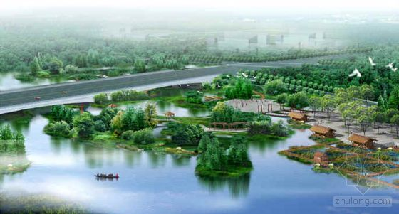 滨水河道带景观设计案例