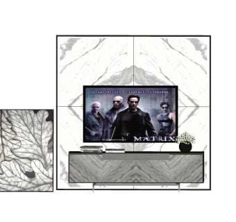 现代电视柜草图大师模型，电视柜sketchup模型