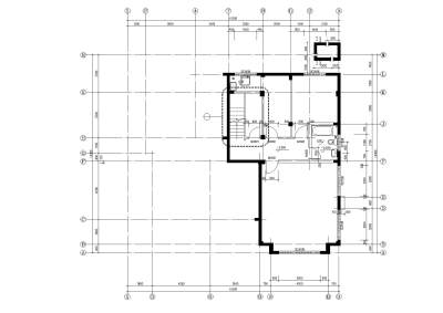 现代风格<a href=https://www.yitu.cn/su/8035.html target=_blank class=infotextkey>坡屋顶</a>二层独栋别墅建筑施工图_4