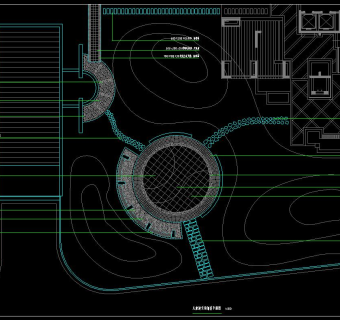 浙江国际广场景观设计施工图全套CAD图纸