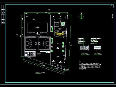 广场花架亭铁艺围墙CAD施工图，围棋CAD建筑图纸下载