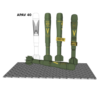现代APAV-40枪榴弹草图大师模型，sketchup模型下载