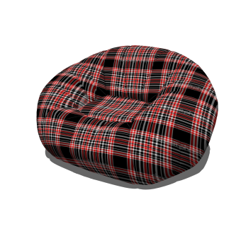 现代懒人沙发SU模型，懒人沙发skb文件下载