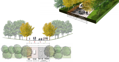 [上海]南站绿轴景观方案<a href=https://www.yitu.cn/su/7590.html target=_blank class=infotextkey>设计</a>（现代风格）A-10剖面图