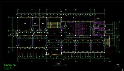 某小学全套建施图，小学cad建筑工程图纸下载