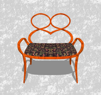 现代椅子草图大师模型，椅子sketchup模型下载