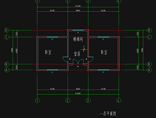 桂北民居CAD施工图，民居CAD建筑图纸下载