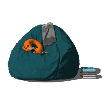 现代懒人沙发su模型，懒人沙发sketchup模型下载