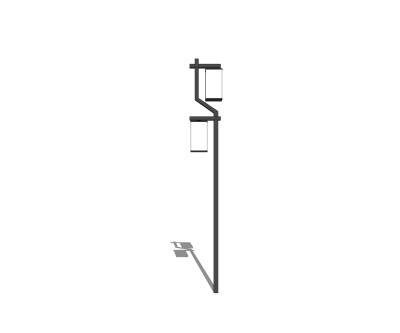 新中式路灯草图大师模型，路灯sketchup模型下载