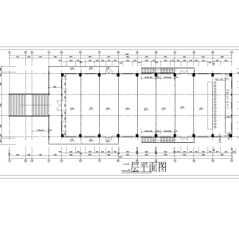 食堂综合楼扩出图CAD施工图纸下载