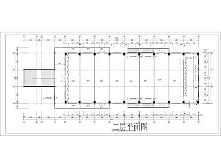 食堂综合楼扩出图CAD施工图纸下载