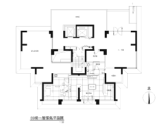 南京星雨花都D3户型施工图及材料表CAD下载、户型施工图及材料表CAD下载