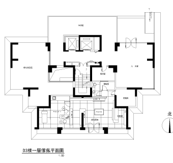 南京星雨花都D3户型施工图及材料表CAD下载、户型施工图及材料表CAD下载