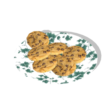 现代饼干sketchup模型，食品草图大师模型下载