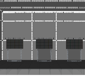 现代舞台草图大师模型，舞台SU模型下载