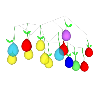 现代气球草图大师模型，气球SKP模型下载