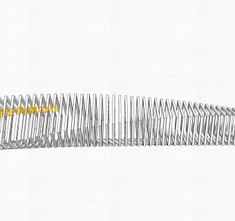 现代造型景墙草图大师模型，耐候钢景墙sketchup模型免费下载
