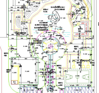 居民区周边小公园景观工程施工图,cad建筑图纸免费下载