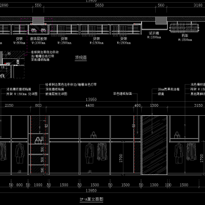 全新款橱窗女装店CAD图库，女装店CAD施工图纸下载