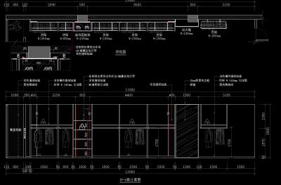 全新款橱窗女装店CAD图库，女装店CAD施工图纸下载