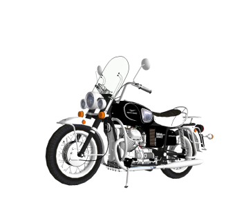 现代摩托车免费su模型，摩托车sketchup模型下载