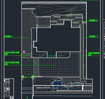 别墅花园景观设计全套图,cad建筑图纸免费下载