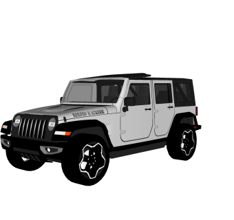 现代越野车免费su模型，越野车sketchup模型，越野车草图大师素材下载