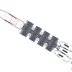 现代航空航天火箭草图大师模型，火箭su模型下载