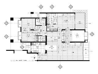 深圳翠堤湾E1样板房CAD施工图套图，样板房CAD建筑图纸下载
