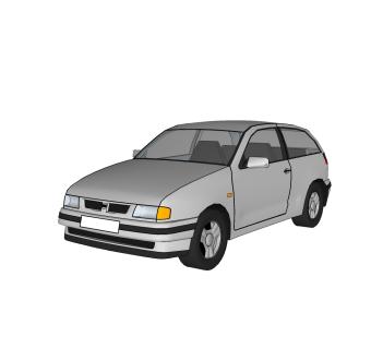 现代汽车免费su模型，汽车sketchup模型下载