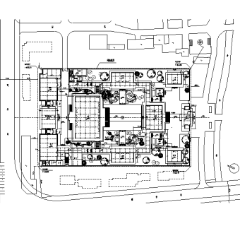 寺庙主配图建筑结构CAD施工图