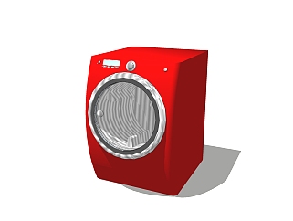 现代<em>洗衣机su模型</em>，洗衣机草图大师模型下载