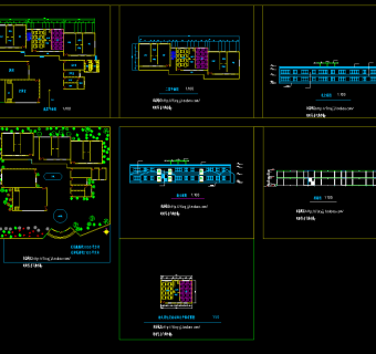 整套幼儿园CAD施工图，幼儿园CAD图纸下载