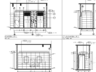 知名房地产开发商设计公共空间室内施工图