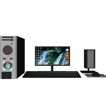 现代台式电脑skp模型，电脑sketchup模型下载