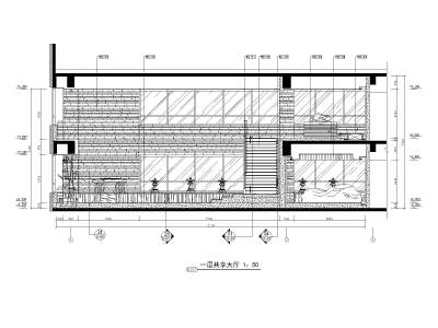 一层<a href=https://www.yitu.cn/su/7996.html target=_blank class=infotextkey>大厅</a>立面图