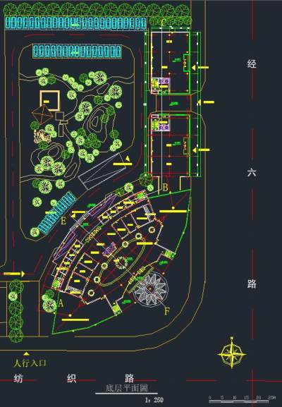 现代大酒店设计方案图，酒店CAD施工图纸下载