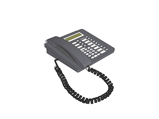 现代电话机草图大师模型，电话机skp文件下载