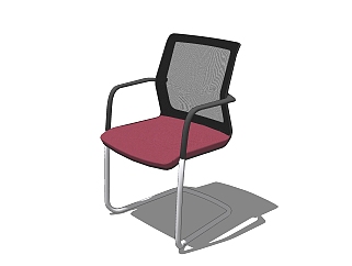 现代办公椅 草图大师模型，办公椅skp模型，办公椅su素材下载