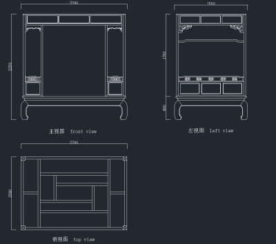 原创床榻类全套详细的CAD图库，床榻CAD图纸下载