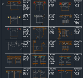 工装常用办公桌沙发CAD施工图，办工桌沙发CAD建筑图纸下载
