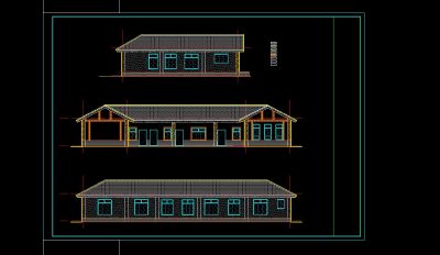 村办公室 2020 CAD施工图下载