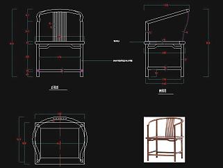 新中式家具椅子图库