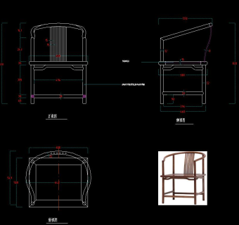 新中式家具椅子图库