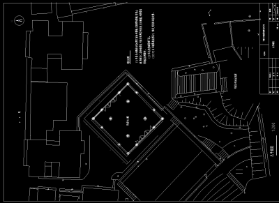 开善寺古建筑CAD施工图，寺庙CAD建筑图纸下载