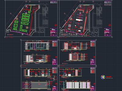 Dior男装专卖店装饰施工图,CAD建筑施工图