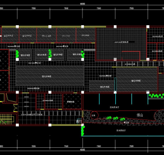 古典风格中餐厅CAD装修图，古典风格中餐厅CAD图纸下载
