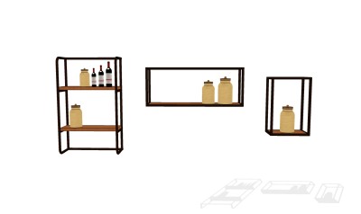 置物架草图大师模型，置物架sketchup模型下载